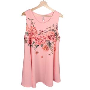 Acting Pro Swingy Sleeveless Tank Top with Pockets, 2X